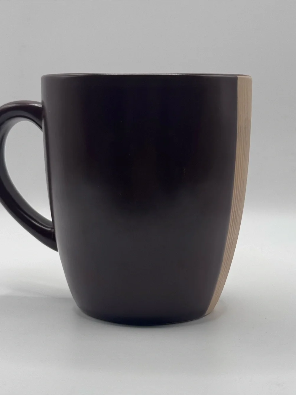 MIKASA Gourmet Basics Bamboo Brown Stoneware Coffee/Tea Mug